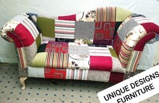 patchwork 2 seater love seat