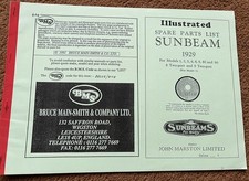 1929 Sunbeam Motorcycle ENGINE