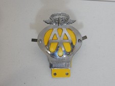 Vintage AA Automobile Association Singapore S00922 Early Car Badge Auto Emblem