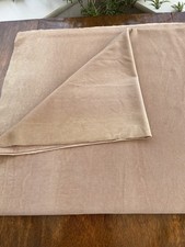 Vintage cotton velvet fabric remnant pale gold.Width 46" Length 78" 118 x 200 cm