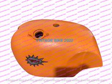BSA A65 Spitfire 4 Gallon Orange Gas Fuel Petrol Tank + Cap Tap Rubber/FIT FOR