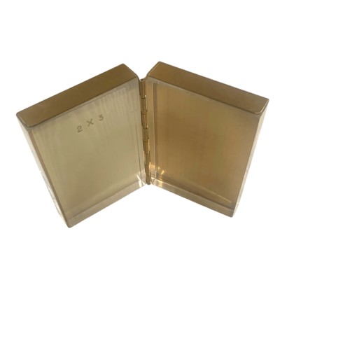 Vintage brass hinged - brass, photo