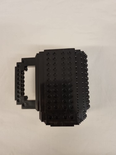 Black lego mug - black,