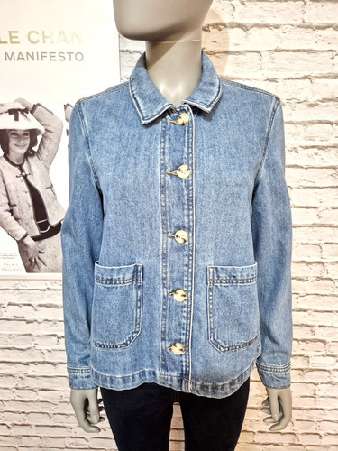 Woman blue denim short - woman,