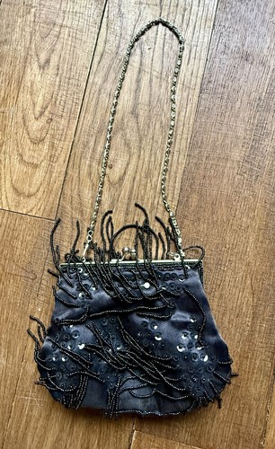 Vintage 1920s style beaded - style, &