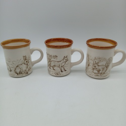 Biltons woodland animals mugs - animals,