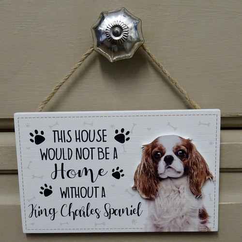King charles spaniel plaque - spaniel,