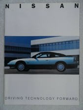 Nissan Road Test Sales Brochure 1989.200SX, Sunny ZX Hatch, Prairie, Maxima SE.