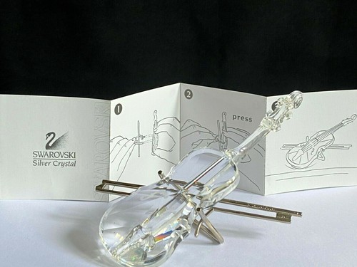 Swarovski violin with bow and - swarovski,