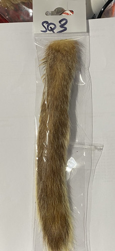 Bleached squirrel tails - bleached,