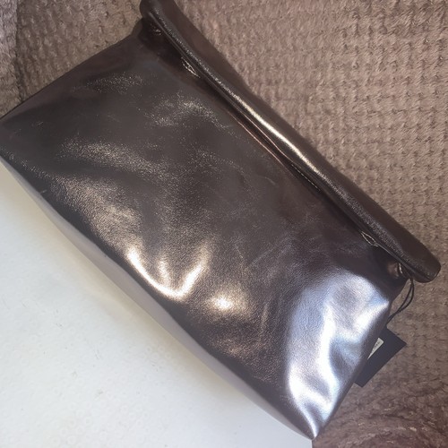Bronze metallic clutch - metallic, by