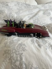 Beetlejuice Kenner Creepy Cruiser 1990 + Kenner Beetlejuice Figure 1989