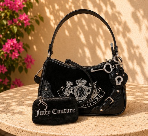 Juicy couture black - black, velour