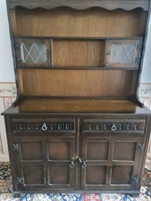 Solid Wood Dresser DARK ANTIQUE