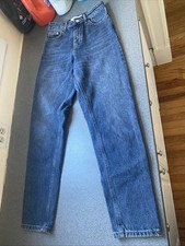 TOPSHOP Medium Wash MOM High