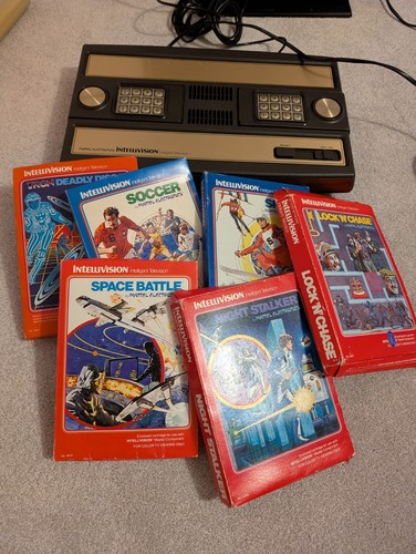 Mattel intellivision console - mattel, +