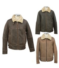 Mens Real Aviator  Leather