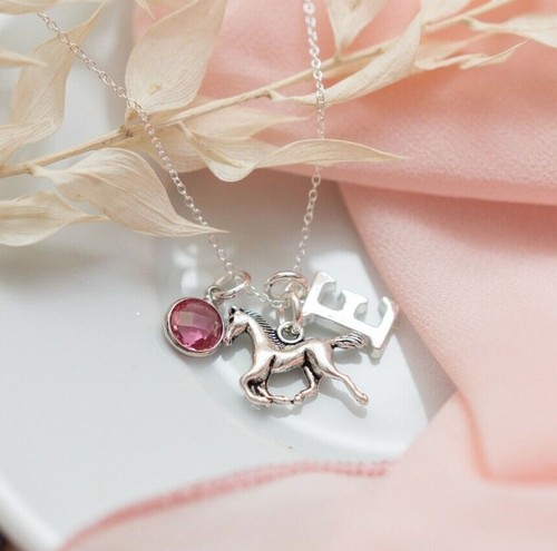 Horse necklace personalised - horse,