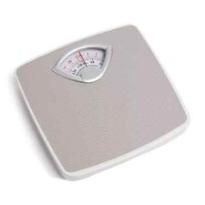 130kg Mechanical Dial Bathroom Scales Weighing Scale Body Weight Lost Fat White