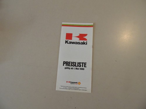 1986 price list - 1986,