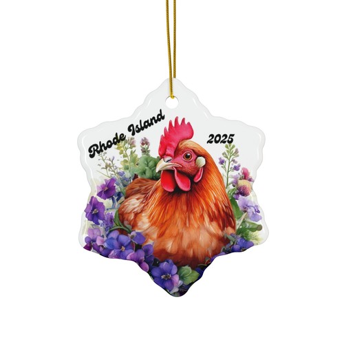 Rhode island red hen - red,
