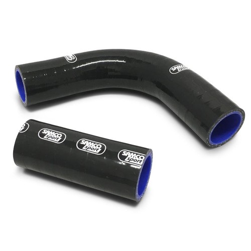 Black samco silicon rad - black,