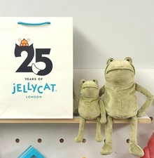 Jellycat Fergus Frog Green Plush Toy With Tag Amphibian & Reptile Dolls Hot Gift