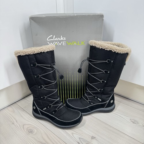 Clarks wave walk black goretex - wave,