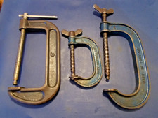 3 x Engineers  G Clamps- 1 x Record # 3 - 1 x Record # 6 -  1 x Silverline # 6