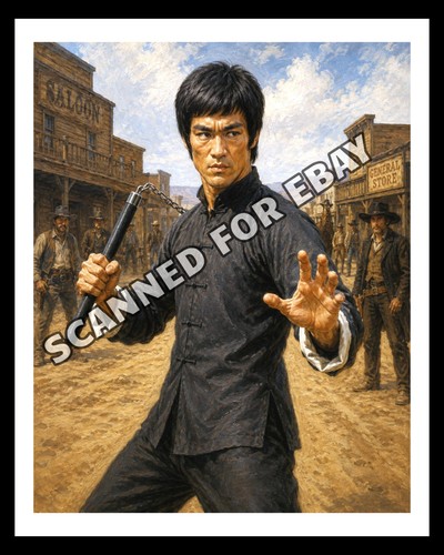 Bruce lee 8x10in glossy - bruce,