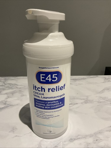 E45 cream pump 500g itch - e45,