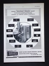 Original 1953 Advert Sciaky