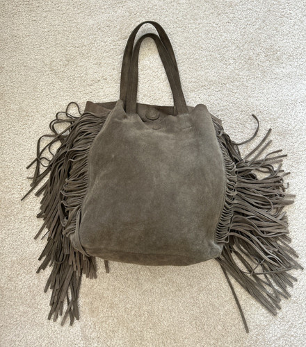 Fringe tassel suede - suede, leather