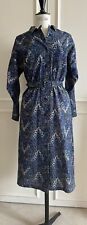 Vintage Liberty Vacuna Wool Paisley Shirt Dress