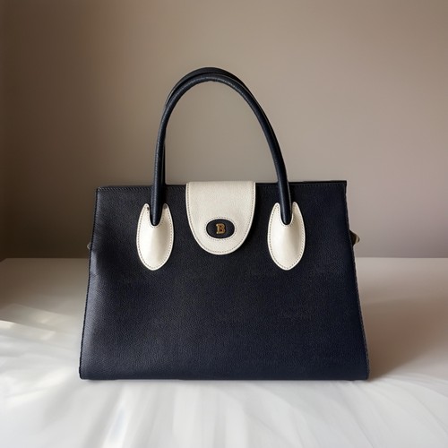 Authentic bally handbag navy - handbag,