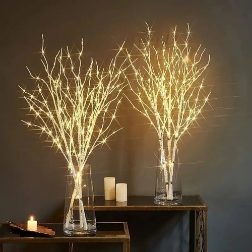 Led white birch - led, light