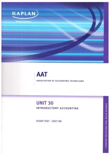 Introductory accounting - accounting,