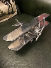 RARE VINTAGE BI-PLANE POLISHED
