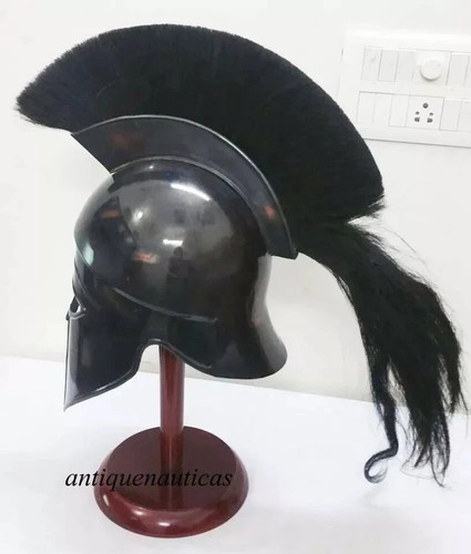 Greek corinthian helmet red - helmet,