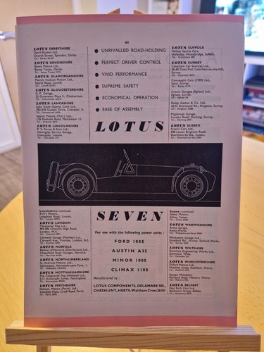 Original 1960 lotus seven - original,
