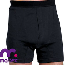Martex Mens Incontinence Pants Washable Absorbent Gents Boxer Shorts Black