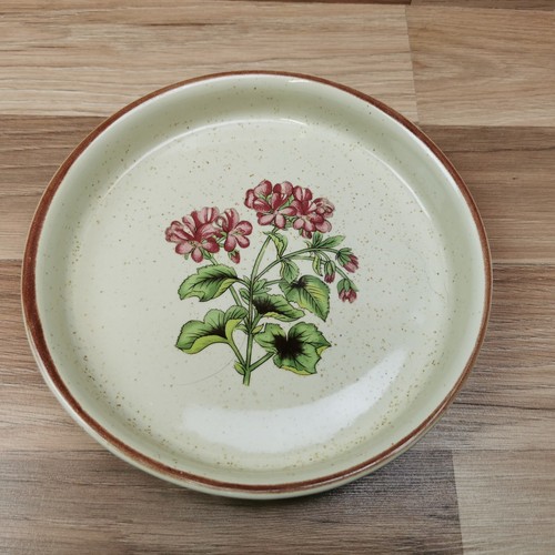Vintage floral pattern flan - floral,