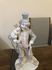 Porcelain Clown Figurine