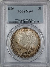 1896 Morgan Silver Dollar $1