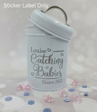 Personalised Sticker for Catching Babies - Student Midwife Baby Delivering Count