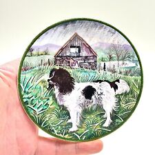 HUDSON MIDDLETON DOG HEROES WELSH SPRINGER SPANIEL PLATE ALEX WILLIAMS ENGLAND