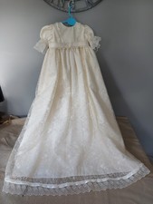 Ivory Christening Gown In