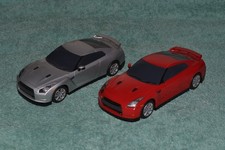 2 Scalextric Nissan GT-R Drift 360 cars needing repair