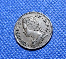 1744 Farthing George II