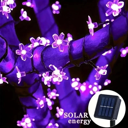 Solar garden flower string - solar,